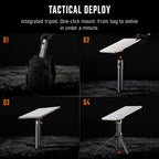 RovEdge MK-1 Starlink Mini Battery | 189Wh & Integrated Tripod