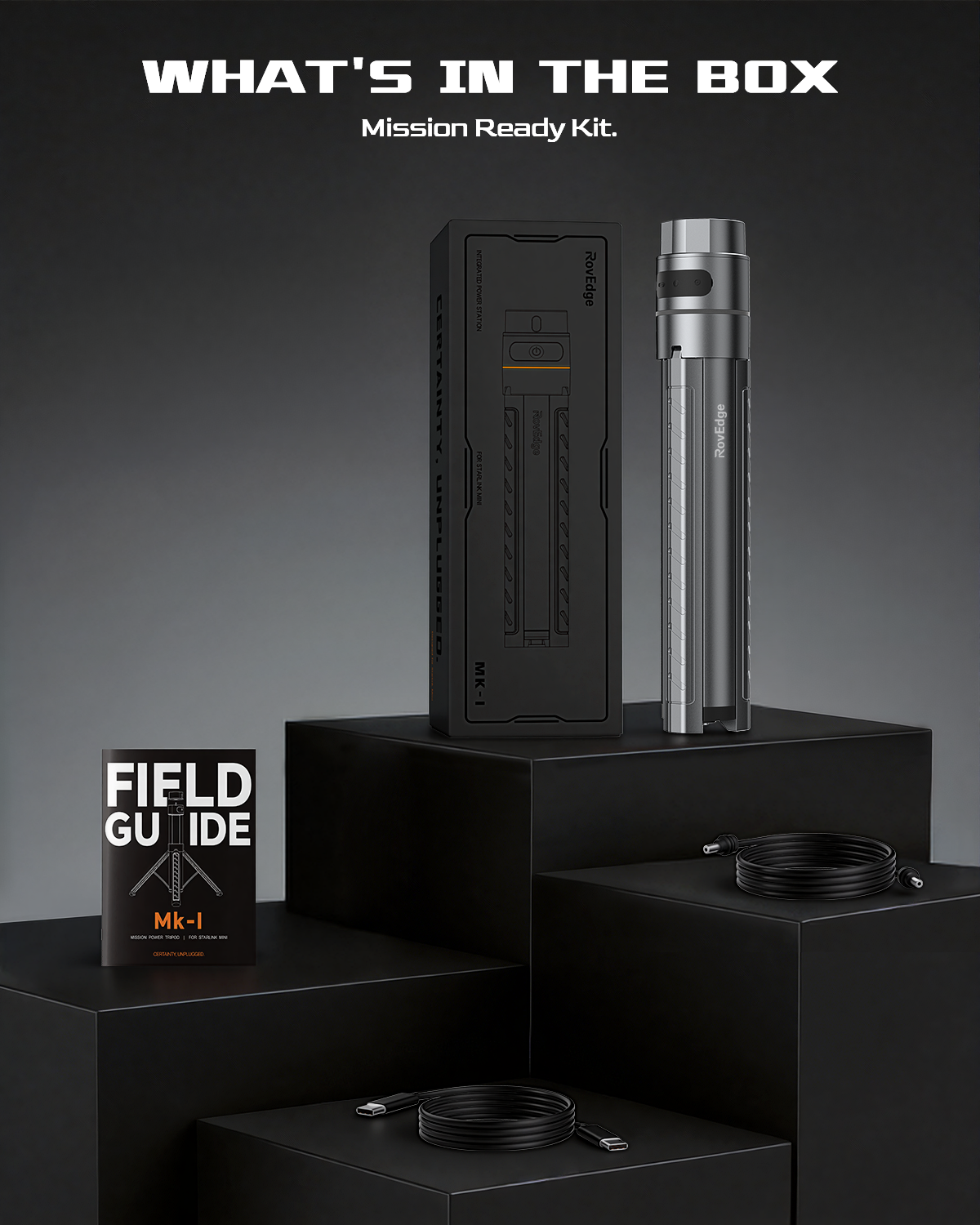 RovEdge Mk-I Mission Power Station | Integrated Energy for Starlink Mini