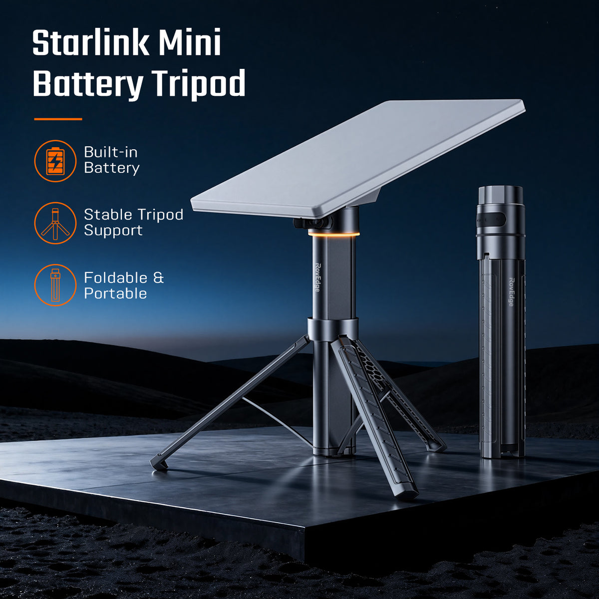 ROVEDGE MK-1 deployed with Starlink Mini
